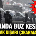 AKOM İstanbul'u saat saat uyardı, buz kesecek, sağanak yağmur sel gibi yağacak