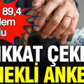 Emekli anketi Forum Enstitüsü’nden: Yüzde 89,4 gündem oldu