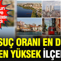 İstanbul’un suç oranı en düşük ve en yüksek ilçeleri belli oldu