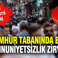 Tarihi ekonomi anketi: Cumhur tabanında bile memnuniyetsizlik zirvede