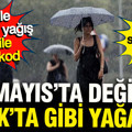 Meteoroloji 81 ili saat saat uyardı: 11 ile sarı kod, 41 ilde şiddetli yağış