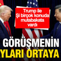 Trump ile Şi Cinping görüşmesinin detayları ortaya çıktı