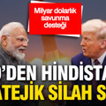 ABD’den Hindistan’a stratejik silah satışı