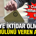 Muhalefete iktidar olmanın formülünü veren anket: Cumhur birinci çıktı, çok konuşulacak