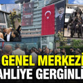 CHP Genel Merkezi önünde hareketli saatler