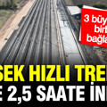 Bursa'dan İstanbul ve Ankara'ya 2 saat 15 dakikaya gidilebilecek: 30 milyon yolcu taşıyacak