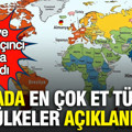 Dünyada en çok et tüketen ülkeler açıklandı: Türkiye bakın kaçıncı sırada yer aldı