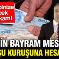SGK uzmanı Özgür Erdursun hesapladı: Net asgari ücret bayram mesaisi kaç TL?