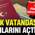 Türk vatandaşlarına kapıları sonuna kadar açtılar: Vize ücreti kaldırıldı