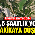 Kıyamet alameti gibi: 2 buçuk saatlik yol 36 dakikaya düşecek
