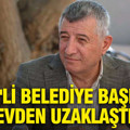 CHP'li belediye başkanı görevden uzaklaştırıldı