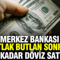 Merkez Bankası mutlak butlan sonrası ne kadar döviz sattı?