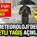 Meteoroloji’den kuvvetli yağış açıklaması: Birçok il için uyarı verildi... 8 şehre sarı kod alarmı