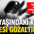 Sosyal medyada müstehcen içerikleri paylaşılan 11 yaşındaki kızın ailesine gözaltı