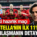Türkiye-K. Makedonya maçı: Montella'nın ilk 11'i ve karşılaşmanın detayları