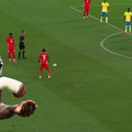Beşiktaşlı Murillo'dan Brezilya'ya frikik golü: Alisson Becker çaresiz kaldı