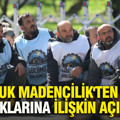 Doruk Madencilik'ten işçi alacaklarına ilişkin açıklama