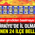 Türkiye’de il olması beklenen 24 ilçe belirlendi: Plakaları şimdiden basılmaya hazır