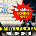 SGK'dan açıklama geldi: Emeklilere bedava olacak... Müjdeli haber
