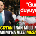 Barrack'tan 'İran Milli Futbol Takımı’na vize' mesajı: Gurur duyuyorum