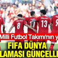 FIFA Dünya sıralaması güncellendi: İşte A Milli Futbol Takımı'nın yeri
