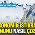 Ekonomik istikrar sorununu nasıl çözeriz?