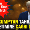 İran İsrail'e füze yağdırdı, Trump'tan Tahran yönetimine çağrı geldi