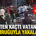 Polisten kaçtı, vatandaşın yumruğuyla yakalandı