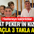 Sedat Peker'in iki kızı aracın altında kaldı, hastaneye kaldırıldı