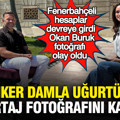 Fenerbahçeli hesaplar devreye girdi, Okan Buruk fotoğrafı olay oldu: Spiker Damla Uğurtürk röportaj fotoğrafını kaldırdı