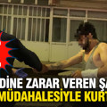 Kendine zarar veren şahıs polis müdahalesiyle kurtarıldı: Telefon detayı hayat kurtardı