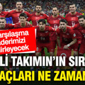Dünya Kupası'na mağlubiyetle başlayan A Milli Takım'ın sıradaki maçları ne zaman?
