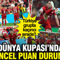 Türkiye grupta kaçıncı sırada? İşte Dünya Kupası'nda güncel puan durumu