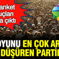Son anket sonuçları ortaya çıktı: Oyunu en çok artıran ve düşüren partiler açıklandı