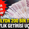 1 milyon 200 bin TL’nin mevduat faizi aylık getirisi uçtu: İşte banka banka oranlar