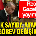 Resmi Gazete'de yayımlandı: Çok sayıda atama ve görev değişikliği