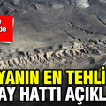 Dünyanın en tehlikeli 10 fay hattı açıklandı: Listede Türkiye de var