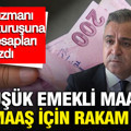 SGK uzmanı en düşük emekli ve memur maaşı için rakam verdi, kök maaş hesapladı