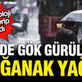 Meteoroloji saat saat uyardı: 36 ilde gök gürültülü sağanak yağış