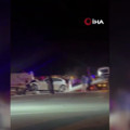 Ankara'da otomobil hafif ticari araca çarptı: 2 yaralı