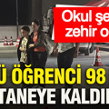 Okul şenliği zehir oldu: 84’ü öğrenci 98 kişi hastaneye kaldırıldı
