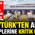 TÜVTÜRK’ten araç sahiplerine kritik uyarı: O araçlar hariç herkes yaptırmak zorunda