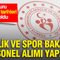 Gençlik ve Spor Bakanlığı personel alımı yapacak: Başvuru şartları ve tarihleri belli oldu