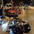 Kırmızı ışık ihlali felaket getirdi: Otomobilin çarptığı motosikletli ağır yaralandı