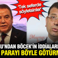 Ekrem İmamoğlu'ndan Muhittin Böcek'in iddialarına yanıt: Demek parayı böyle götürmüşler