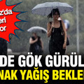 Meteoroloji açıkladı: 36 ilde gök gürültülü sağanak yağış bekleniyor