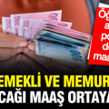 Emekli ve memurun alacağı maaş zammı belli oldu: İşte öğretmen, avukat, doktor maaşları...