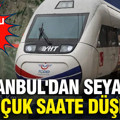 İstanbul'dan seyahat 1 buçuk saate düşecek...Uraloğlu, hızlı tren hattı için tarih verdi