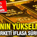 Altını yükseldi ABD'li dev şirket iflas etti: Zararı dudak uçuklattı