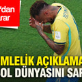 Neymar'dan şok karar: İki cümlelik açıklamasıyla futbol dünyasını sarstı